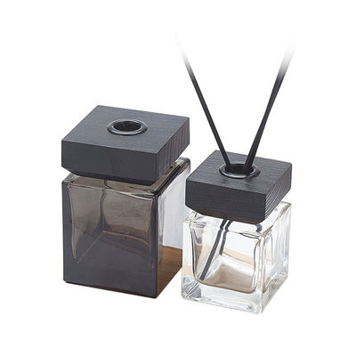 Premium Square Glass Reed Diffuser Bottle|Lead-Free|Wholesale Bulk|Leak-Proof|Factory Custom Logo/OEM