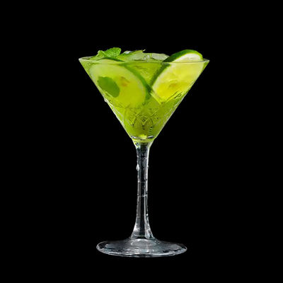 B2B Bulk 7oz FDA-Certified Crystal Barware | Commercial-Grade for Martinelli, Mojitos &  Beverages