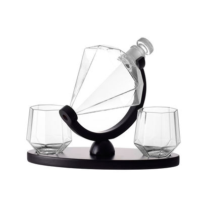 Bulk Wholesale Artisan-Crafted Crystal Whiskey Decanter Aerator – 850mL Luxury Carafe
