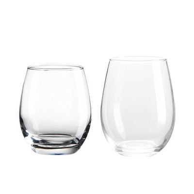 Bulk Wholesale Crystal Glass Water Cups | B2B OEM Logo Customization,  | FDA Certified, Shatterproof