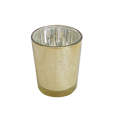B2B Electroplated Christmas Candle Jars: Bulk Order, Custom Design, Shatter-Resistant for Candle Brands