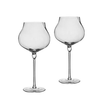 Custom Logo Wine Glass Set, Bordeaux & Burgundy Styles, Lead-Free Crystal, Commercial & Gifting Use