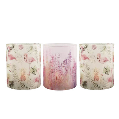 Bulk Glass Candle Holders Wholesale - Custom Logo Heat Resistant Candle Jars for B2B Event/Retail