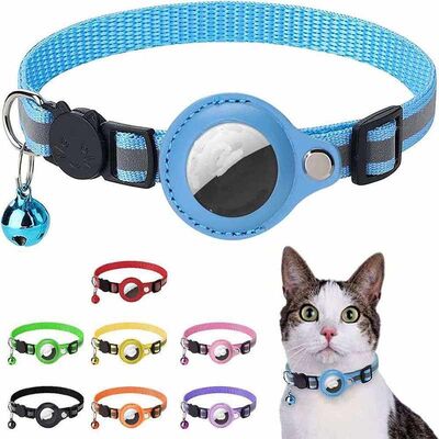 Custom Airtag Compatible Cat Collar | Wholesale Pet Safety Collar | Waterproof Airtag Bell