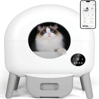 Factory Supply Smart Self Cleaning Cat Litter Box WiFi Automatic Pet Litter Box for B2B Bulk Buyers