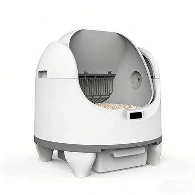 Wholesale Automatic Cat Litter Box | Pet Safe Large Capacity Odor Sealing Self Cleaning Pet Toilet OEM