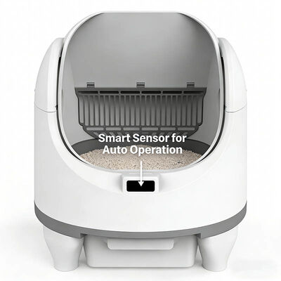 Wholesale Automatic Cat Litter Box | Pet Safe Large Capacity Odor Sealing Self Cleaning Pet Toilet OEM