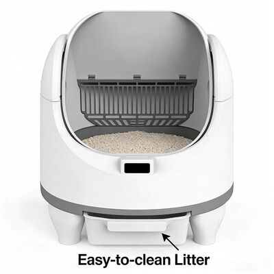 Wholesale Automatic Cat Litter Box | Pet Safe Large Capacity Odor Sealing Self Cleaning Pet Toilet OEM