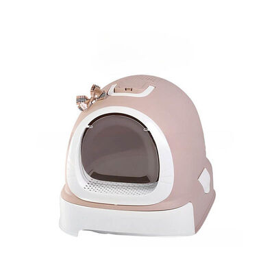 OEM Enclosed Cat Litter Box with Drawer, Odor Control & Anti-Tracking Design | Durable Pet Toilet