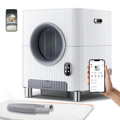 Bulk Automatic Self-Cleaning Cat Litter Box, Odor Control, Anti-Pinch Safe, Large Capacity, OEM ODM