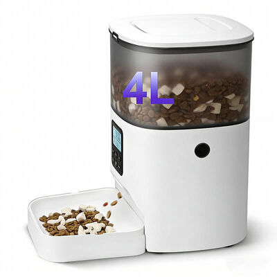 Smart Automatic Cat Feeder Anti-Jam BPA-Free Low Food Alert Bulk Wholesale Pet Feeder For EU US Market