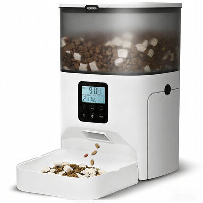 Smart Automatic Cat Feeder Anti-Jam BPA-Free Low Food Alert Bulk Wholesale Pet Feeder For EU US Market