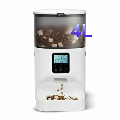 Smart Automatic Cat Feeder Anti-Jam BPA-Free Low Food Alert Bulk Wholesale Pet Feeder For EU US Market