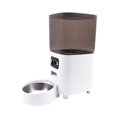 Programmable Smart Pet Feeder 6L Large Capacity Auto Pet Food Dispenser with Stainless Steel Bowl for Pets
