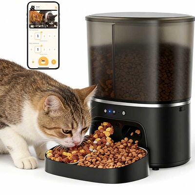 Smart Pet Feeder 6L WiFi, UV Sterilization, Anti-Jam, Dual Power Automatic Cat Dog Feeder Wholesale
