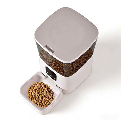 Smart Automatic Cat Feeder Large Capacity Anti-Jam Battery Backup Easy Clean Pet Food Dispenser Bulk