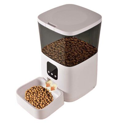 Smart Automatic Cat Feeder Large Capacity Anti-Jam Battery Backup Easy Clean Pet Food Dispenser Bulk