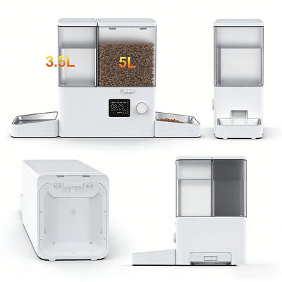 B2B Wholesale Smart Automatic Pet Feeder WiFi App Control Large Capacity Anti-Jam Stable Design