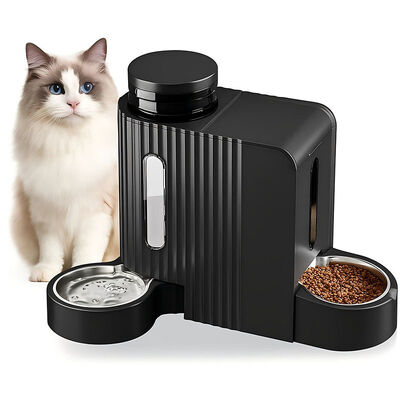 WiFi Automatic Cat Feeder Smart Timed Feeder Portion Control Anti-Stuck Dual Power Supply Pet Dispenser
