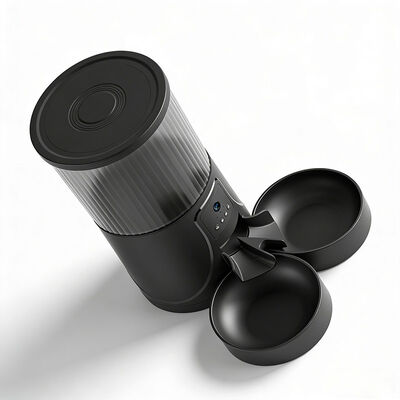 6L Smart Automatic Dog Feeder, WiFi App Control, Voice Record, Anti-Jam, Dual Bowl, Wholesale OEM