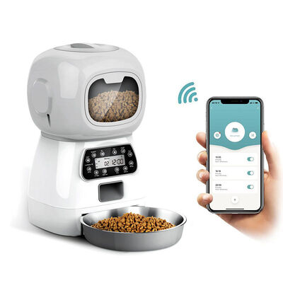 Smart Automatic Pet Feeder, Large Capacity, Timed Programmable, Dual Power, Wholesale OEM Factory