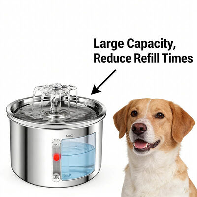 Wholesale Smart Pet Water Fountain, Leakproof Automatic Stainless Steel Water Dispenser for Breeders