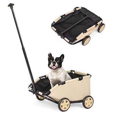 Foldable Dog Stroller，Breathable Waterproof Shockproof，Lightweight  Pet Travel Cart for B2B Supply
