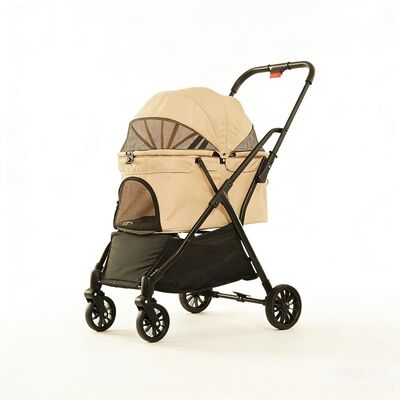 Stable Foldable Pet Stroller, Short Lead Time Universal Wheel Pet Push Cart Wholesale For Distributors
