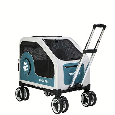 Terrain Pet Stroller Foldable Detachable Washable Comfortable Multi-Pet Travel Stroller B2B Wholesale