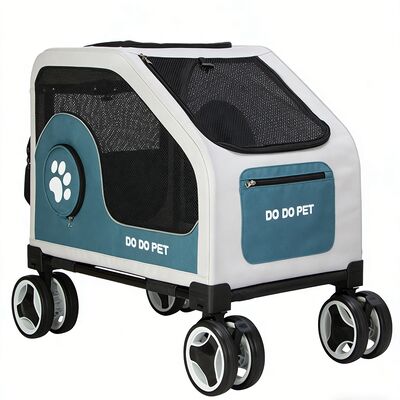 Terrain Pet Stroller Foldable Detachable Washable Comfortable Multi-Pet Travel Stroller B2B Wholesale
