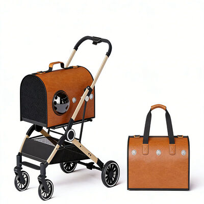 Collapsible Dog Stroller | Detachable Pet Carrier Stroller|Quiet Pet Stroller for B2B Bulk Purchase