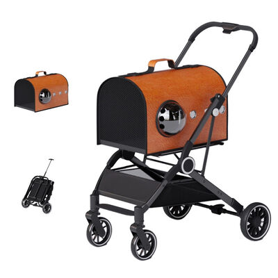 Collapsible Dog Stroller | Detachable Pet Carrier Stroller|Quiet Pet Stroller for B2B Bulk Purchase