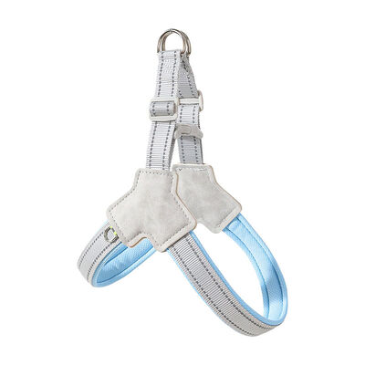Heavy Duty Reflective Pet Harness, Adjustable Comfortable Anti-Pull Custom Print Dog Outdoor Harness