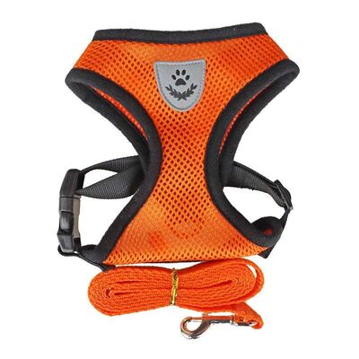 Adjustable Breathable Pet Harness Leash Set – Factory Direct Dog Walking Vest for B2B Distributors