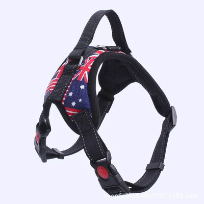 Custom Private Label Dog Harness Wholesale Sturdy Handle Training Walking Pet Harness Bulk Shipment