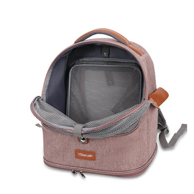 Pet Backpack Carrier Wholesale Factory Supply, Cute Cat Face Ventilated Travel Bag Custom Logo Carrier